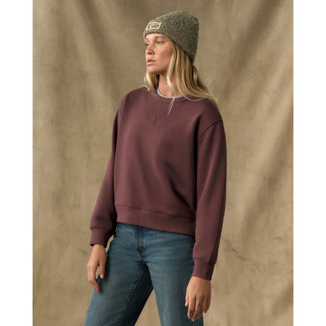 Filson Womens French Terry Crewneck-Women's - Clothing - Jackets & Vests-Appalachian Outfitters