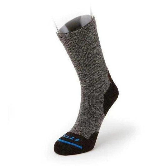 FITS Light Hiker Crew-Accessories - Socks - Unisex-Brown-S-Appalachian Outfitters