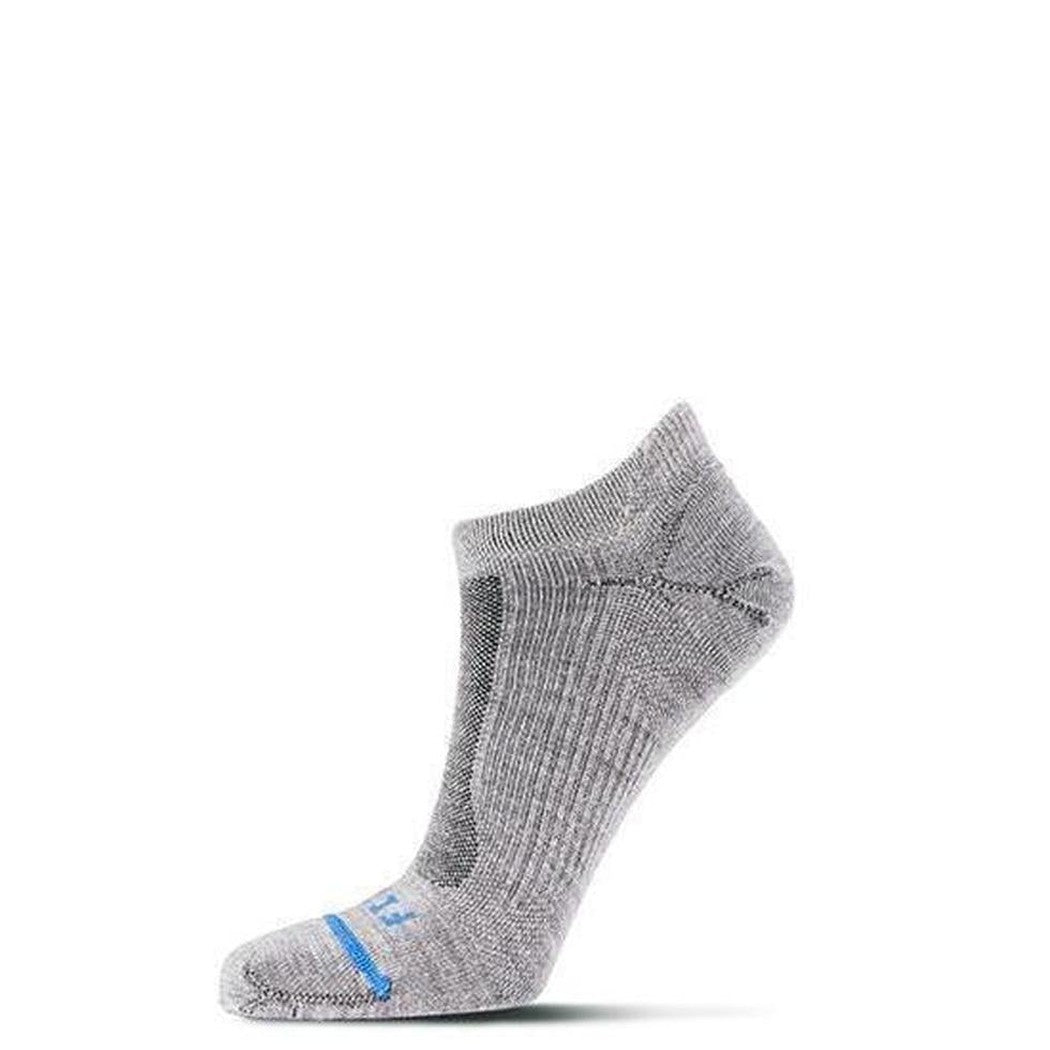 FITS Ultra Light Runner No Show-Accessories - Socks - Unisex-Light Grey-S-Appalachian Outfitters