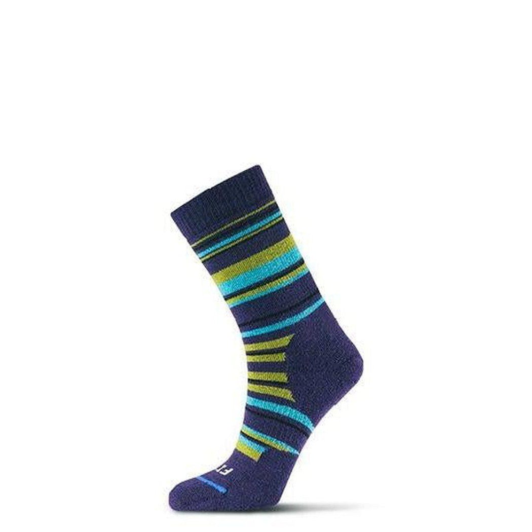 FITS Women's Medium Hiker Crew-Accessories - Socks - Women's-Eggplant-S-Appalachian Outfitters