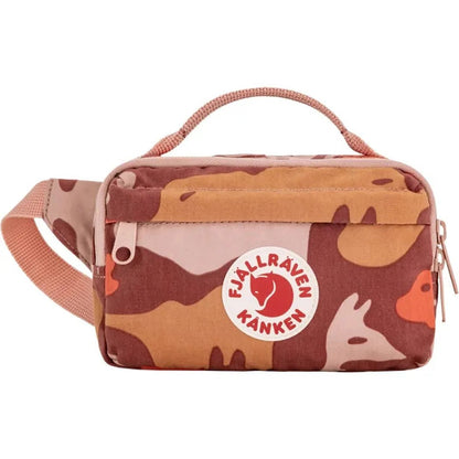 Fjallraven Kanken Graphics Hip Pack-Accessories - Bags-Chalk Rose-Hidden Animals-Appalachian Outfitters