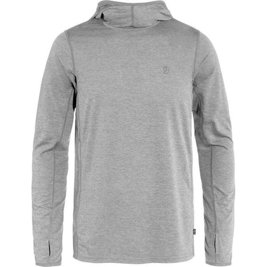 Fjallraven Men's Abisko Sun Hoodie-Men's - Clothing - Tops-Shark Grey-M-Appalachian Outfitters