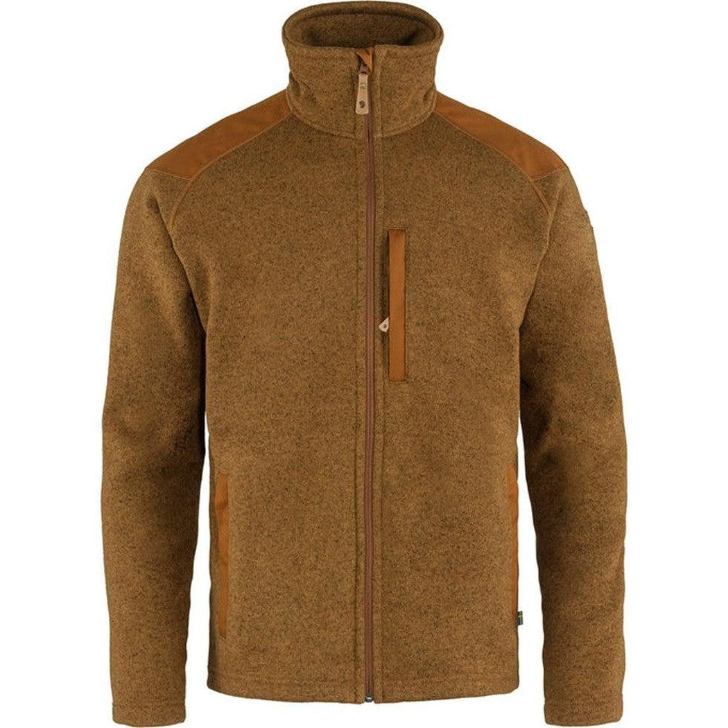 Fjallraven Men's Buck Fleece-Men's - Clothing - Jackets & Vests-Chestnut-M-Appalachian Outfitters