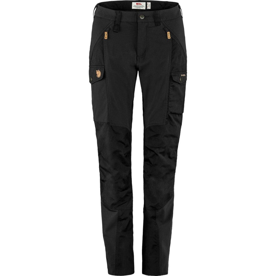 Fjallraven Women's Nikka Trousers Curved-Women's - Clothing - Bottoms-Black-36-Appalachian Outfitters