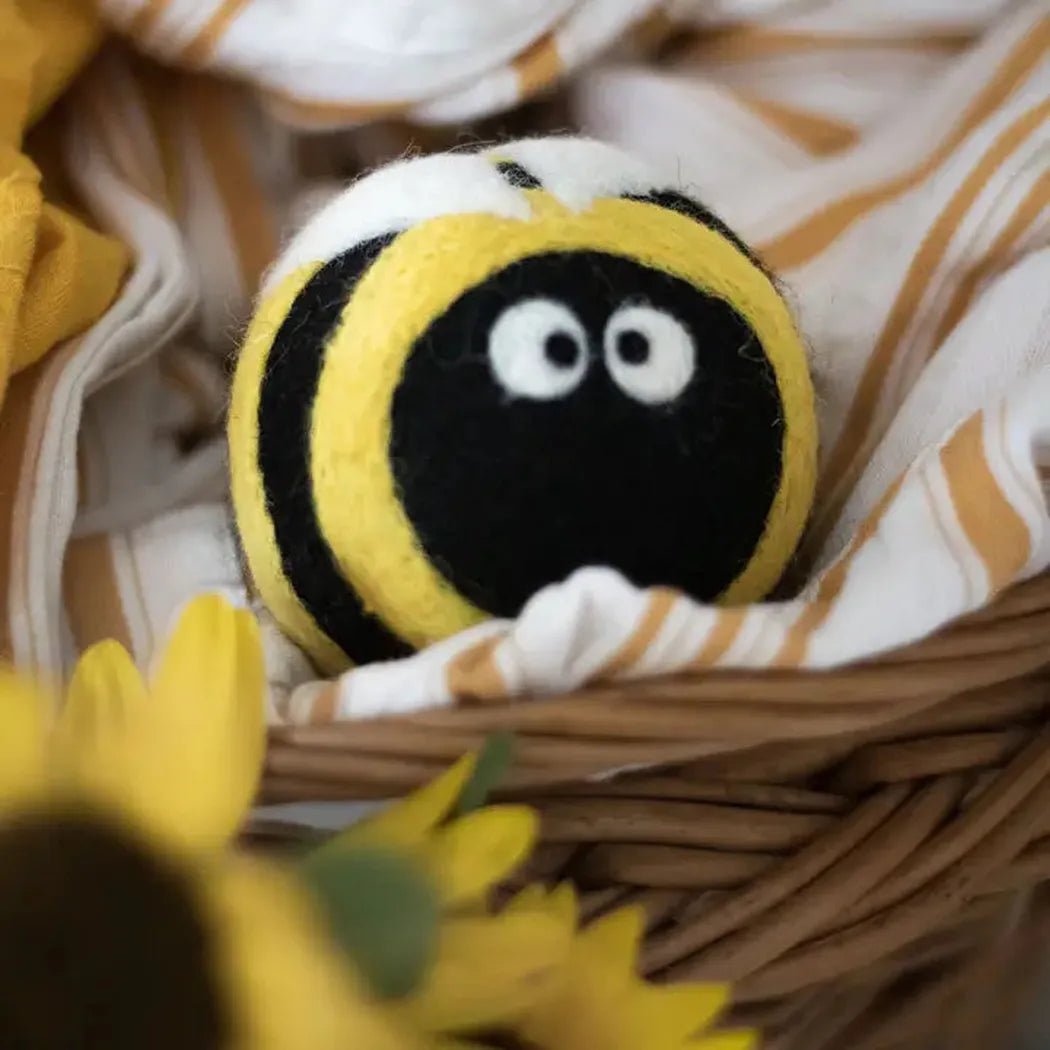 Friendsheep Bee Trio Eco Wool Dryer Balls-Accessories - Novelty-Appalachian Outfitters