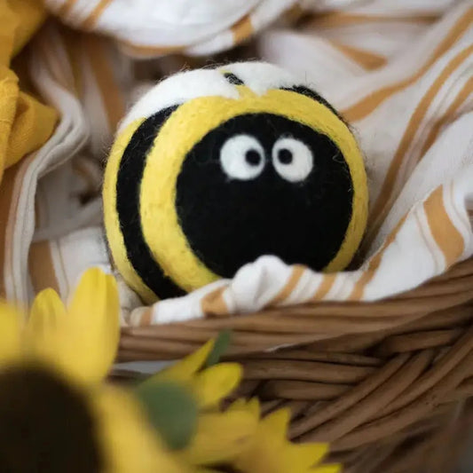Friendsheep Bee Trio Eco Wool Dryer Balls-Accessories - Novelty-Appalachian Outfitters