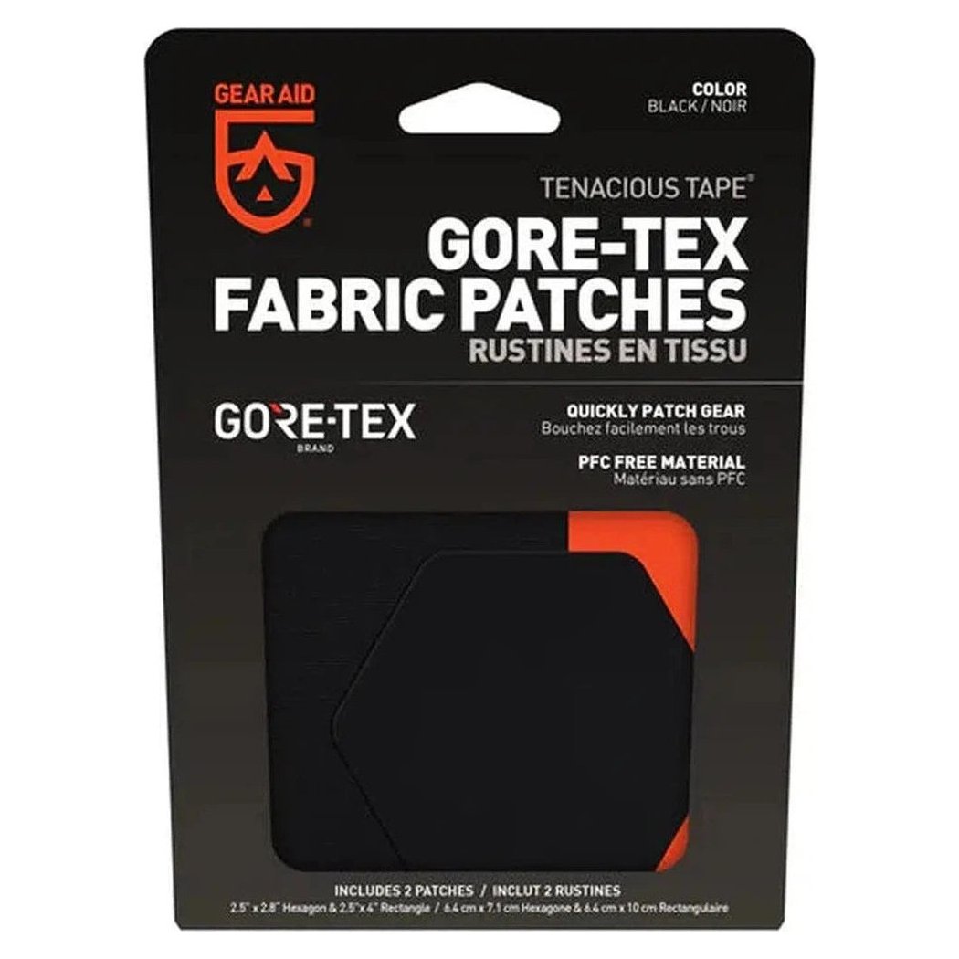Gear Aid GORE-TEX Fabric Patches: 2.5" Hex and 4" Rectangle-Camping - Accessories - Cleaning & Maintenance-Appalachian Outfitters