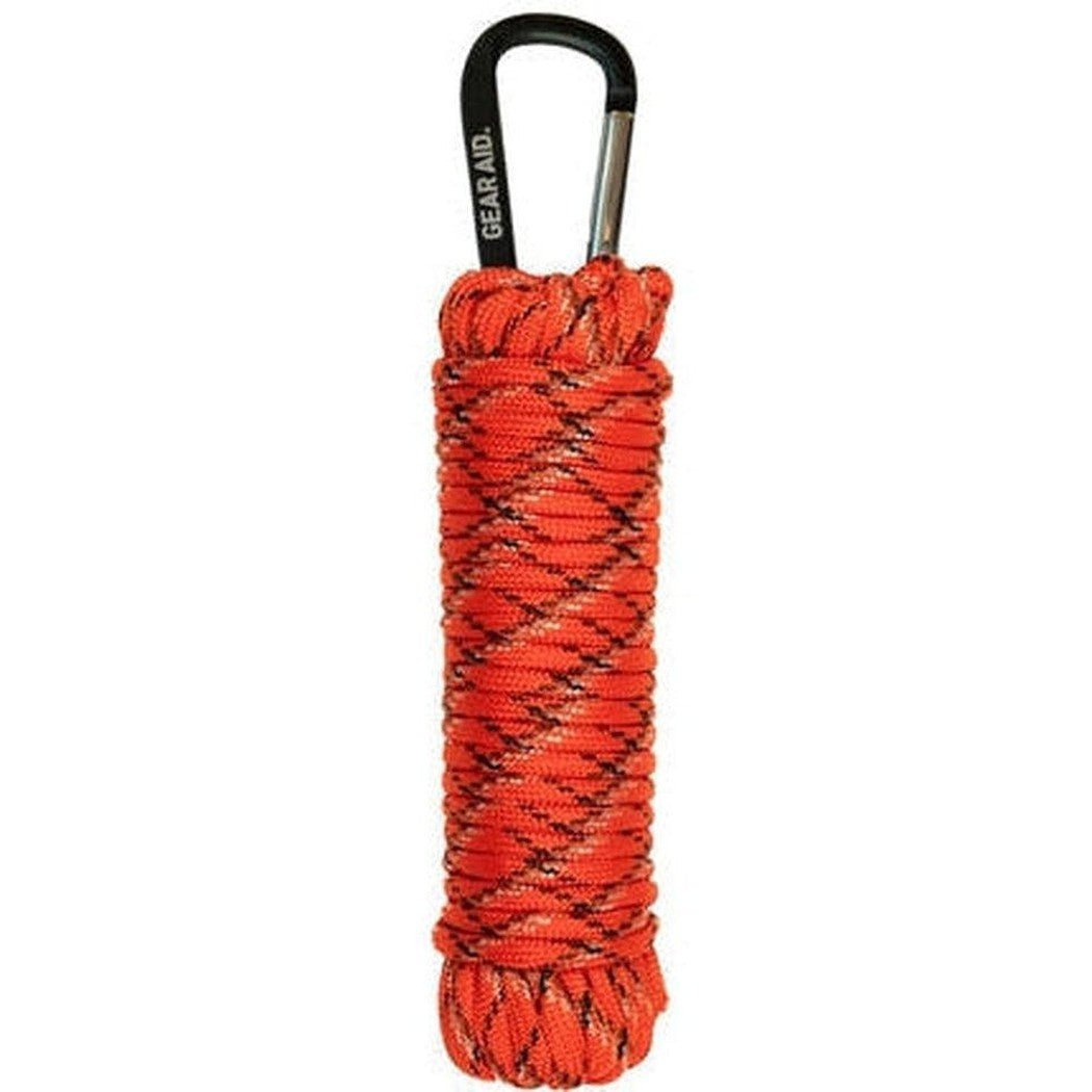 Gear Aid Heavy-Duty 550 Paracord-Camping - Tents & Shelters - Tent Accessories-Reflective Orange-30 ft-Appalachian Outfitters