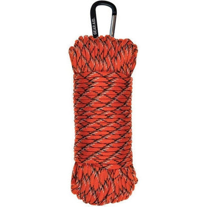 Gear Aid Heavy-Duty 550 Paracord-Camping - Tents & Shelters - Tent Accessories-Reflective Orange-100 ft-Appalachian Outfitters