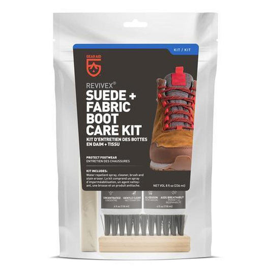 Gear Aid Revivex Suede and Fabric Boot Care Kit-Camping - Accessories - Cleaning & Maintenance-Appalachian Outfitters
