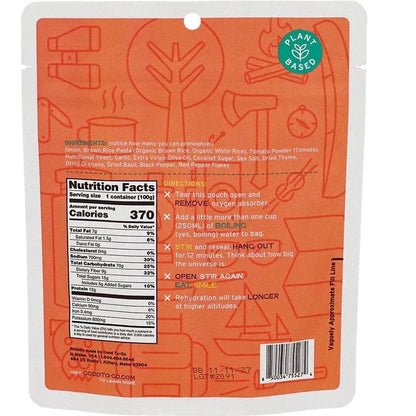Good To-Go Pasta Marinara-Food - Backpacking-Appalachian Outfitters