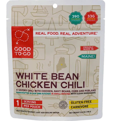 Good To-Go White Bean Chicken Chili-Food - Backpacking-Appalachian Outfitters
