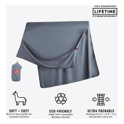 Grand Trunk Bamboo Travel Blanket-Travel - Accessories-Slate Gray-Appalachian Outfitters