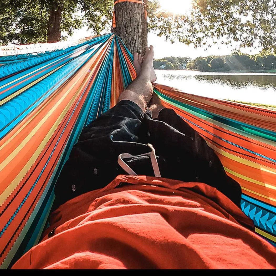 Grand Trunk Double Deluxe Hammock with Suspension Straps-Camping - Tents & Shelters - Hammocks-Appalachian Outfitters