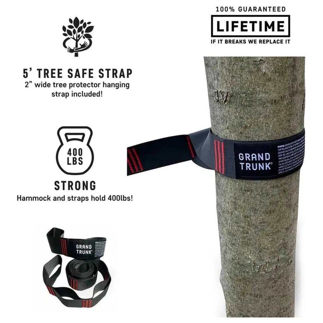 Grand Trunk Double Parachute Nylon Hammock with Straps-Camping - Tents & Shelters - Hammocks-Appalachian Outfitters