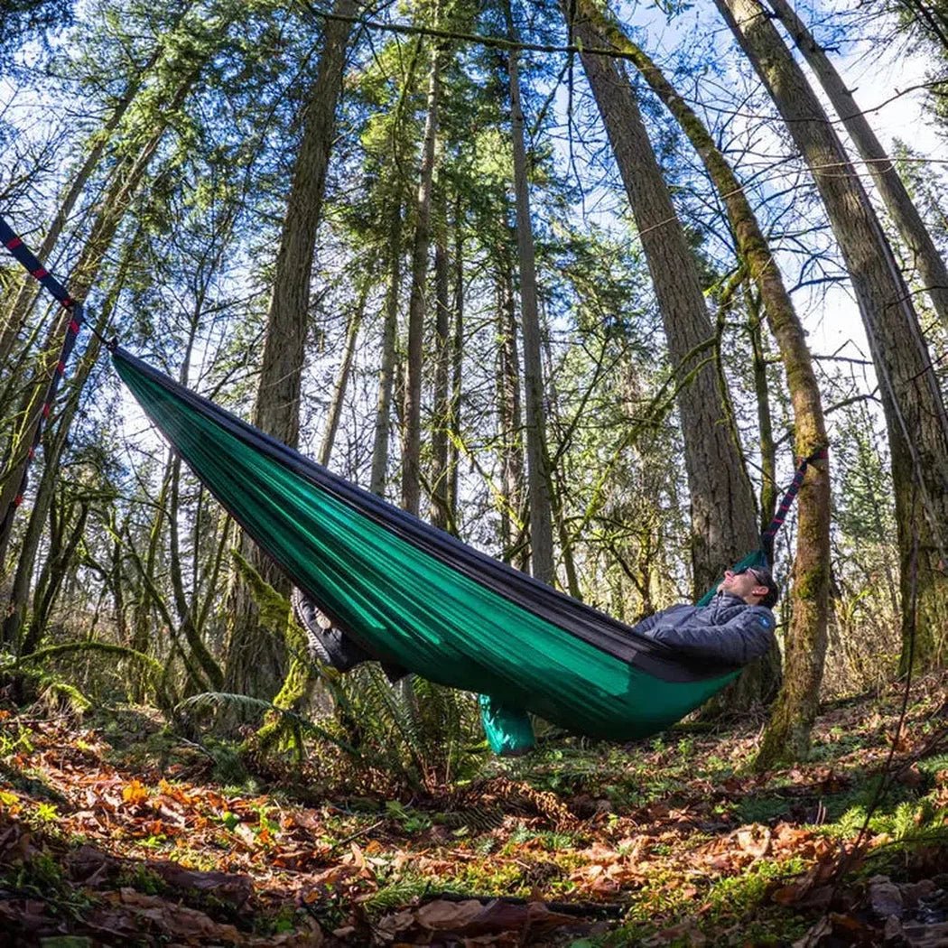 Grand Trunk Double Parachute Nylon Hammock with Straps-Camping - Tents & Shelters - Hammocks-Appalachian Outfitters