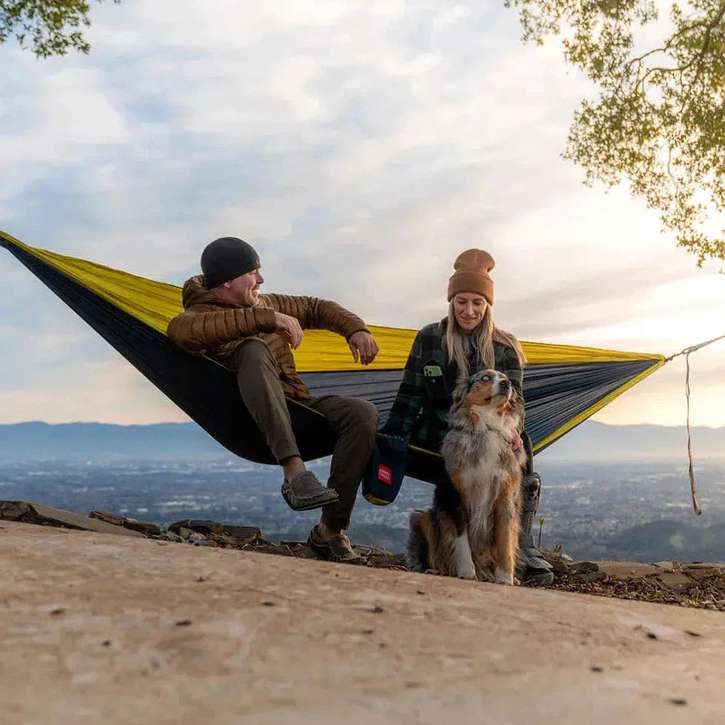 Grand Trunk Double Parachute Nylon Hammock with Straps-Camping - Tents & Shelters - Hammocks-Appalachian Outfitters