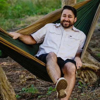 Grand Trunk Double Parachute Nylon Hammock with Straps-Camping - Tents & Shelters - Hammocks-Appalachian Outfitters