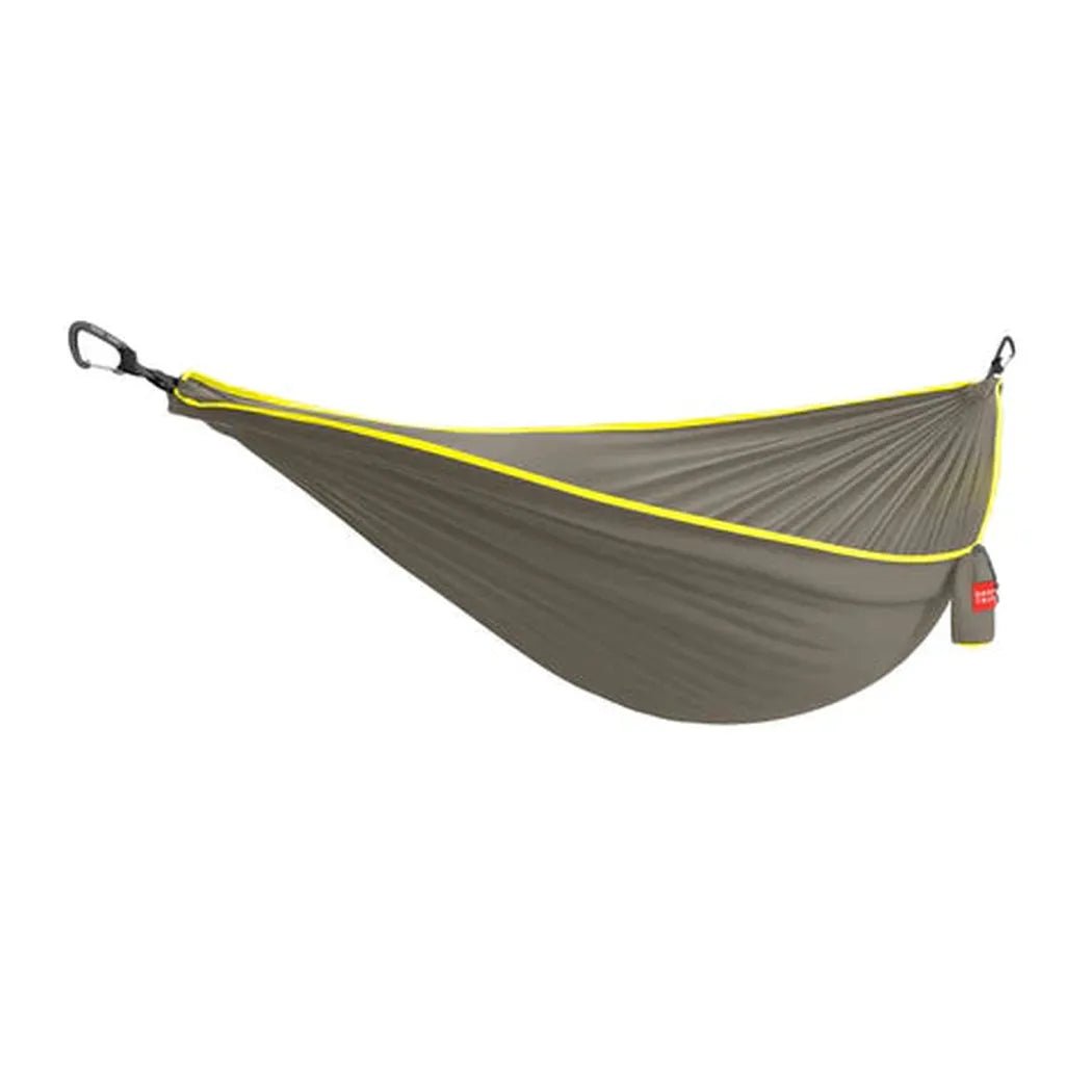 Grand Trunk TRUNKTECH Double Hammock-Camping - Tents & Shelters - Hammocks-Warm Gray/Yellow-Appalachian Outfitters
