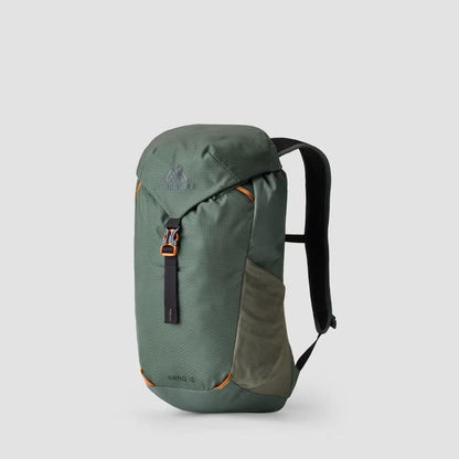 The Gregory Nano 16 daypack in Moab Tan is shown from the side against a plain background.