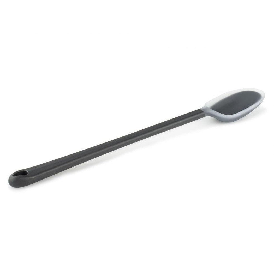 Long handle GSI Outdoors Essential Spoon shown from a side angle on a white background.