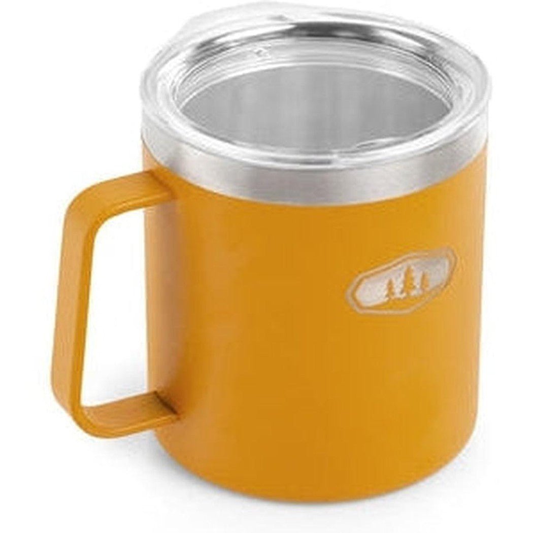 GSI Outdoors Glacier Stainless 15 fl. Oz. Camp Cup-Camping - Hydration - Bottles-Mineral Yellow-Appalachian Outfitters