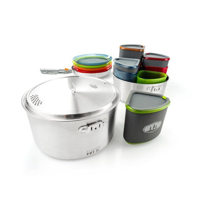 GSI Outdoors Glacier Stainless Camper-Camping - Cooking - Pots & Pans-Appalachian Outfitters