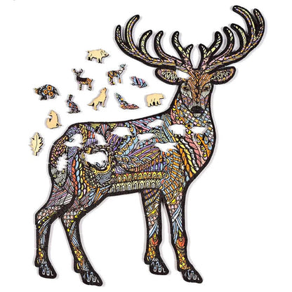 GSI Outdoors Wood Puzzle-Accessories - Games-Buck-Appalachian Outfitters