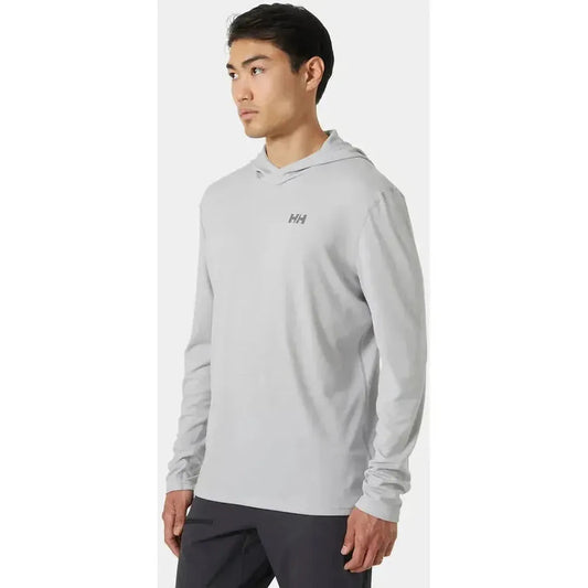 Helly Hansen Men’s HH LIFA Active Solen Hoodie-Men's - Clothing - Tops-Grey Fog-M-Appalachian Outfitters