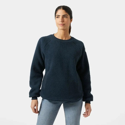 Helly Hansen Women's Escape Teddy Sweater-Women's - Clothing - Tops-Navy-S-Appalachian Outfitters