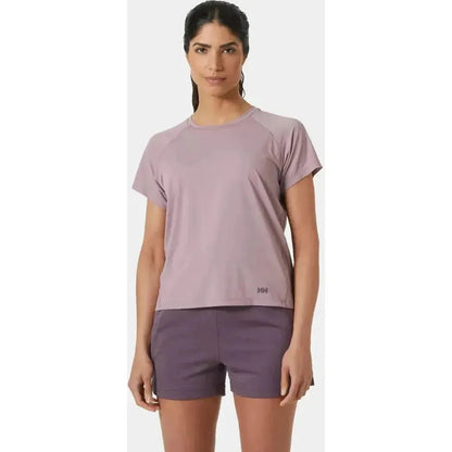 Helly Hansen Women's Shine Solen T-Shirt-Women's - Clothing - Tops-Purple Clay-S-Appalachian Outfitters