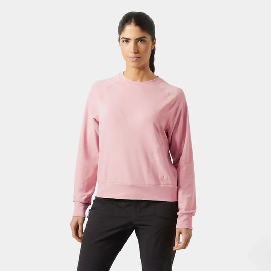 Helly Hansen Women's Tyri Knit Crew Neck-Women's - Clothing - Tops-Pink Salt Melange-S-Appalachian Outfitters