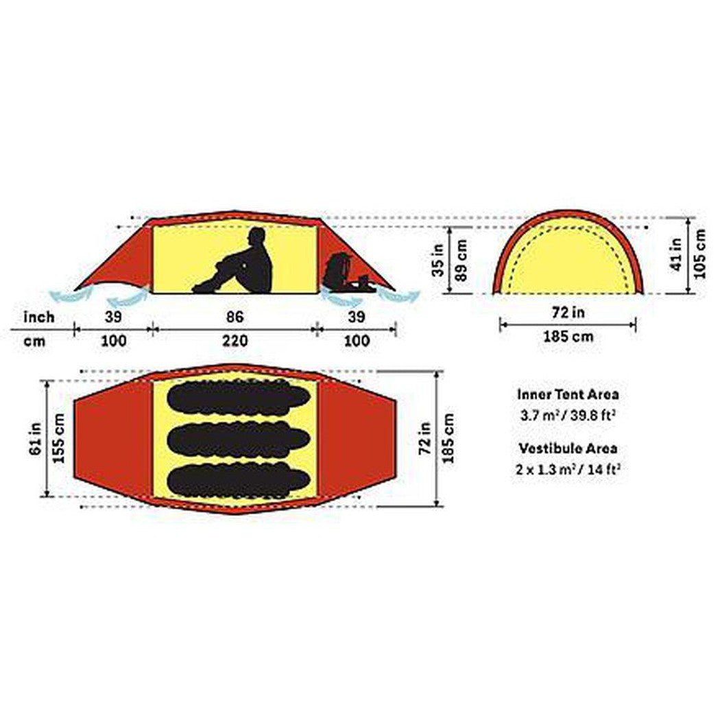 Hilleberg Helags 3-Camping - Tents & Shelters - Tents-Appalachian Outfitters