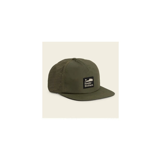 Howler Brothers Aperture Tech Strapback-Accessories - Hats - Unisex-Faded Olive-Appalachian Outfitters