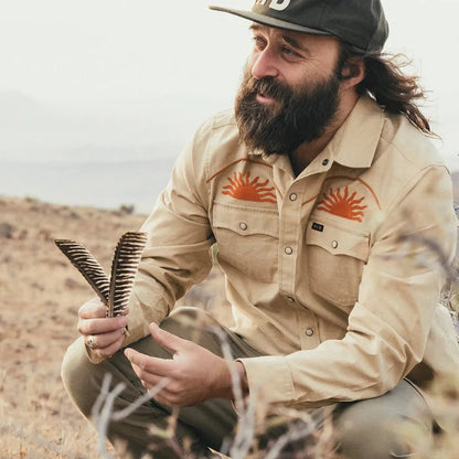 Howler Brothers Men's Crosscut Deluxe Longsleeve-Men's - Clothing - Tops-Appalachian Outfitters