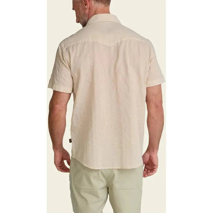 Howler Brothers Men's H Bar B Snapshirt - Eyelet Stripe-Men's - Clothing - Tops-Appalachian Outfitters