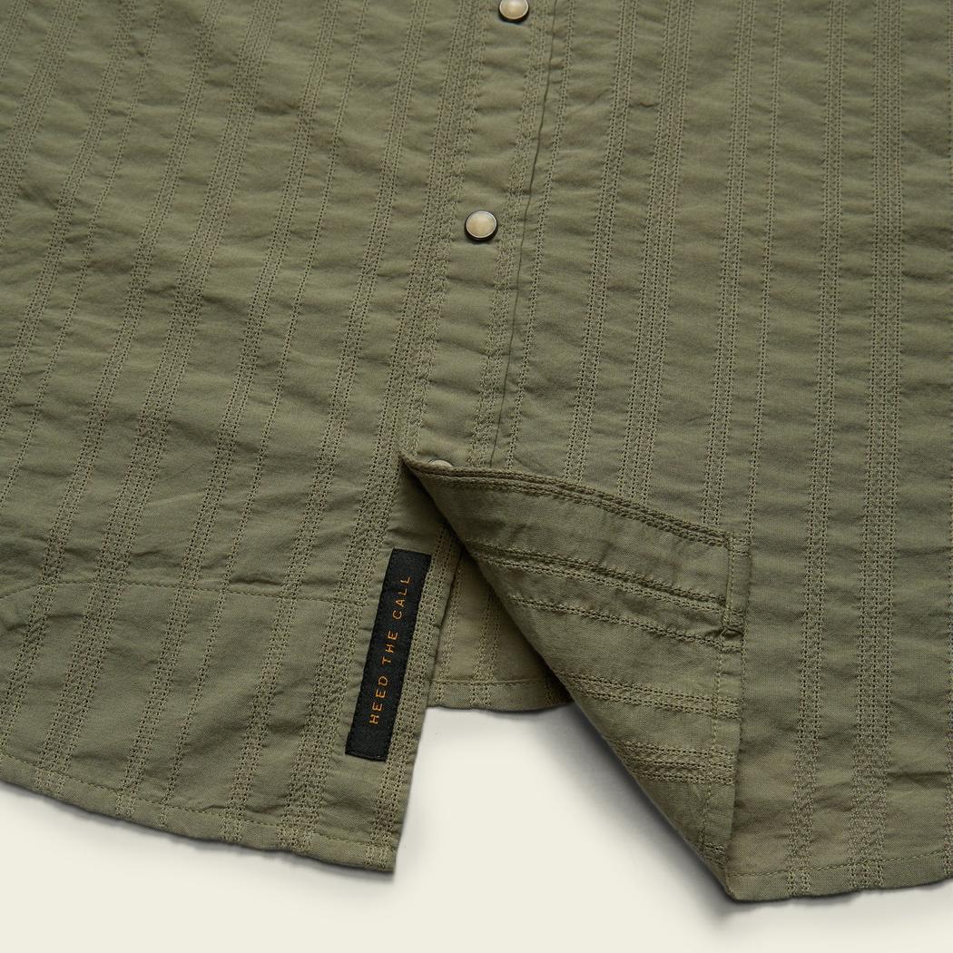 Howler Brothers Men's H Bar B Snapshirt - Eyelet Stripe-Men's - Clothing - Tops-Appalachian Outfitters