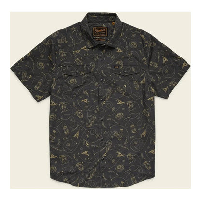 Howler Brothers Men's H Bar B Snapshirt-Men's - Clothing - Tops-Sea Rodeo: Antique Black-M-Appalachian Outfitters