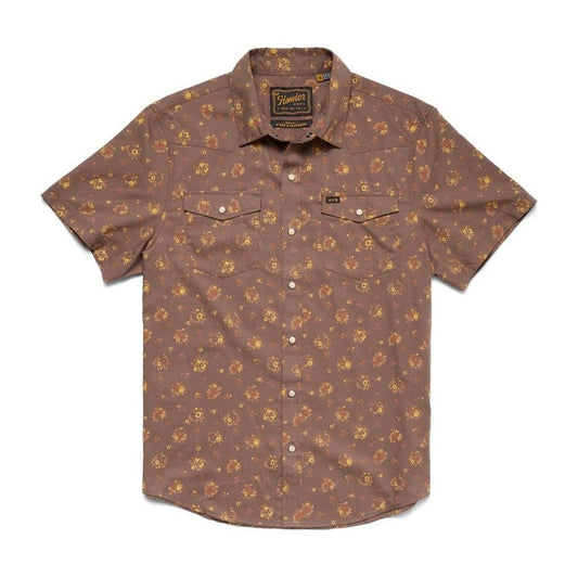 Howler Brothers Men's H Bar B Snapshirt-Men's - Clothing - Tops-Bouquets: Morel-M-Appalachian Outfitters