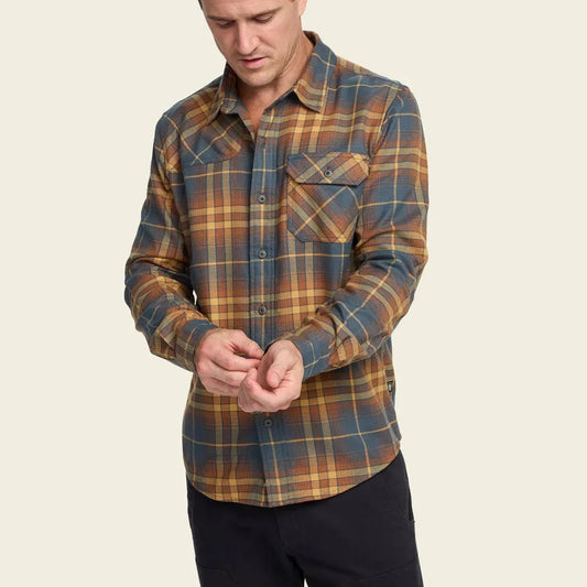 Howler Brothers Men's Harker Flannel-Men's - Clothing - Tops-Kempton Plaid : Stargazer-M-Appalachian Outfitters