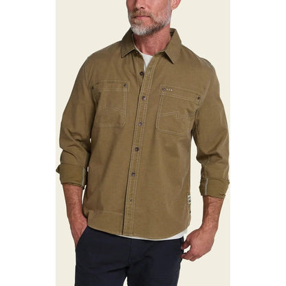 Howler Brothers Mens HB Trade Shirt Long Sleeve-Men's - Clothing - Tops-Appalachian Outfitters