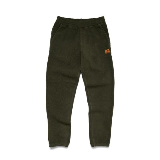 Pine Needle Howler Brothers Men's Pelusa Fleece Pants shown from front against white background.