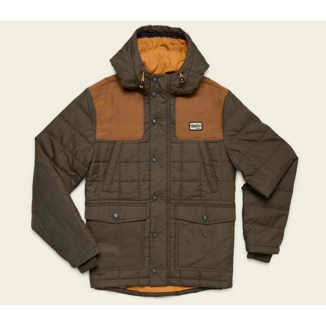 Howler Brothers Men's Spellbinder Parka-Men's - Clothing - Jackets & Vests-Driftwood/Army-M-Appalachian Outfitters