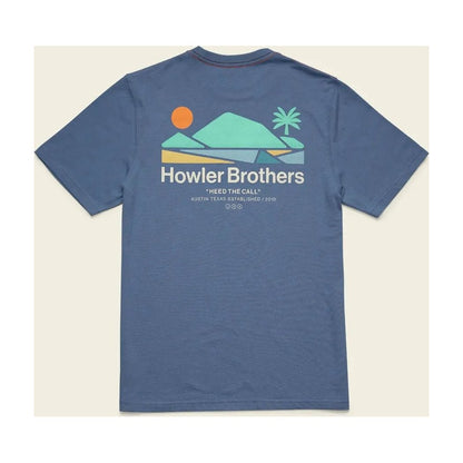Howler Brothers Select T-Men's - Clothing - Tops-Bahía de Howler : Blue Horizon-M-Appalachian Outfitters