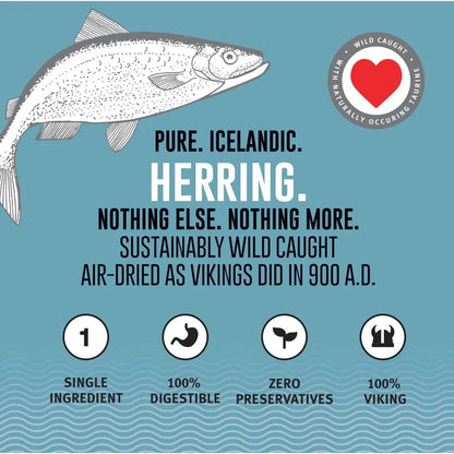 Icelandic+ Herring Whole Fish Dog Treats | 3-oz Bag-Pets - Treats-Appalachian Outfitters