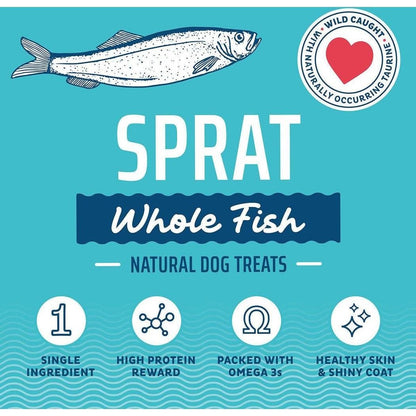 Icelandic+ Sprat Whole Fish Dog Treats-Pets - Treats-Appalachian Outfitters