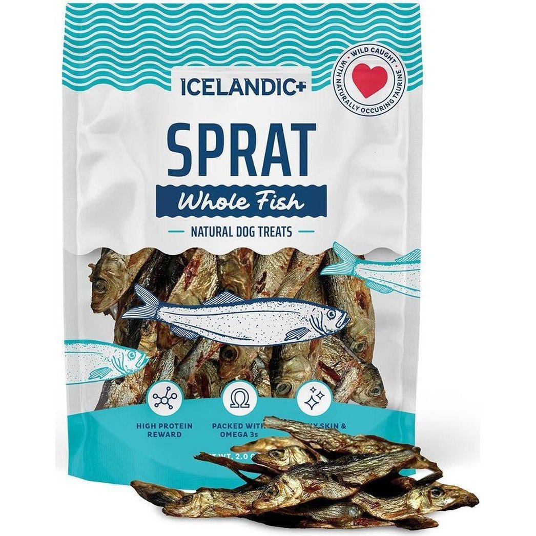 Icelandic+ Sprat Whole Fish Dog Treats-Pets - Treats-Appalachian Outfitters