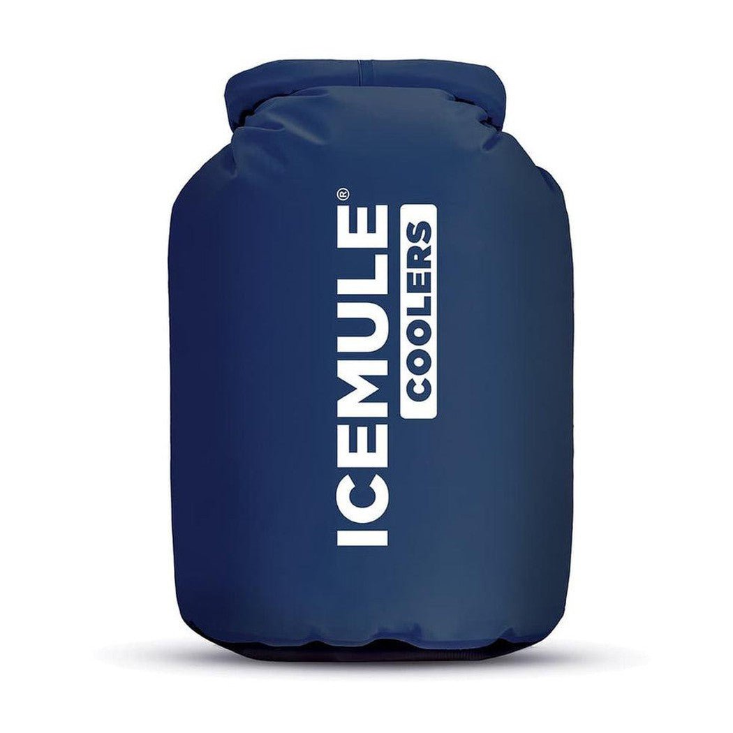 Front view of the IceMule Coolers Classic Cooler Large 20L in Crimson Red against a white background.