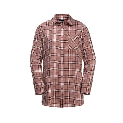 Jack Wolfskin Women's Morgenluft Shirt-Women's - Clothing - Tops-Afterglow-S-Appalachian Outfitters