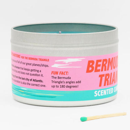 JD and Kate Industries Bermuda Triangle Scented Candle-Accessories - Novelty - Decor-Appalachian Outfitters